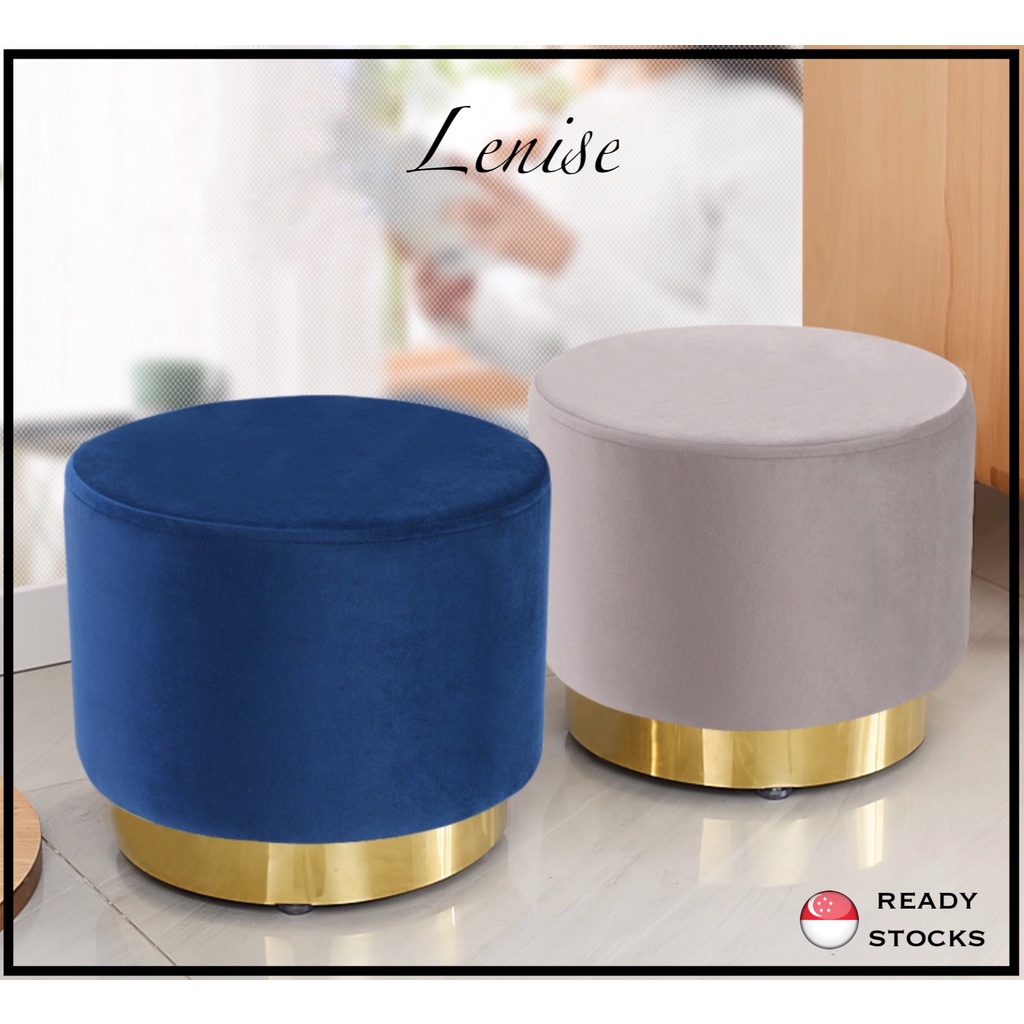 LENISE Modern Home Stool ottoman living room sofa coffee table short