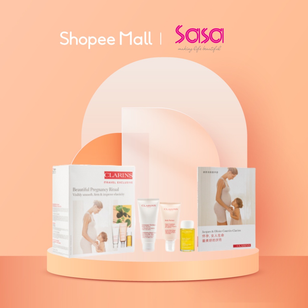 Clarins Beautiful Pregnancy Set 3pcs Shopee Singapore