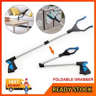 Flexible Grabber Claw Pick Up Reacher Tool with 4 Claws Bendable Hose Pickup Reaching Assist Tool for Litter Pick, Home Sink, Drains, Toilet (35.4inch