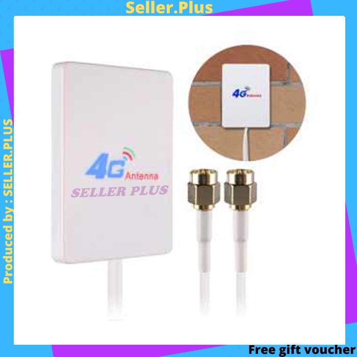 Sp External Antenna 3G 4G LTE 28dBi SMA Connector with 2 Meter Cable ...