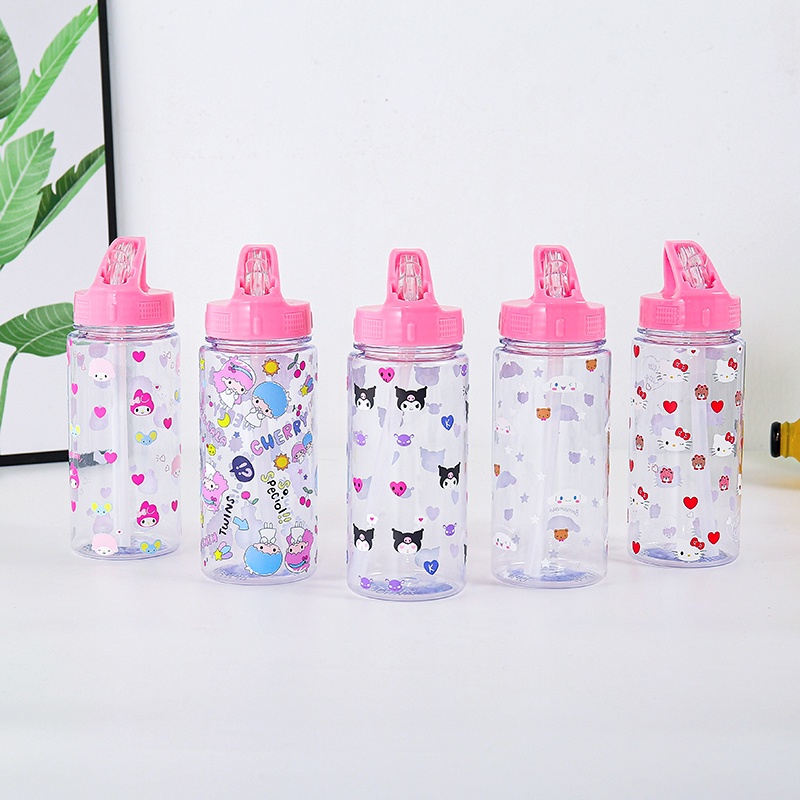 Sanrio Cartoon creative plastic water bottle Easy to carry cup for ...