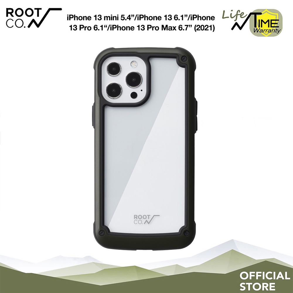 ROOT Gravity Shock Resist Tough Basic Case for iP 13 Series