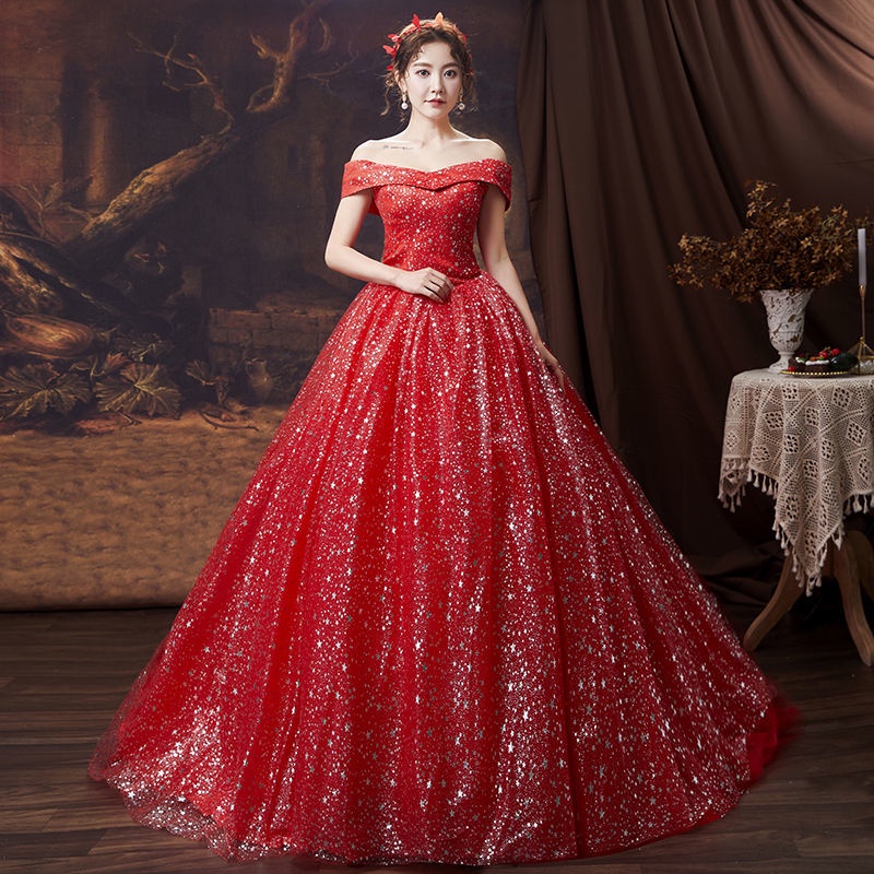 Red and white wedding on sale gowns