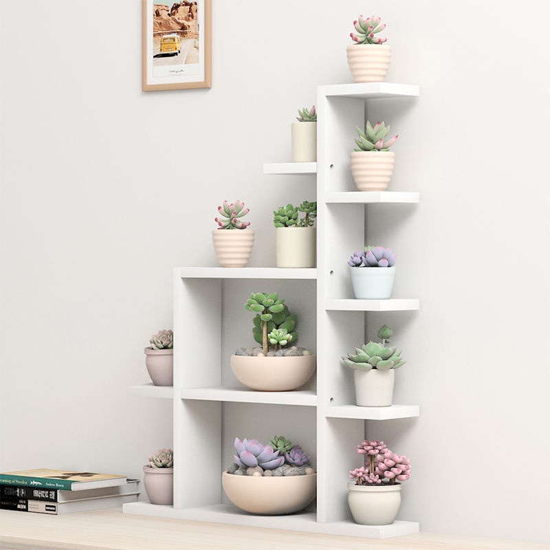 Solid Wood Floating Window Sill Flower Rack Multi-Living Room Desktop ...