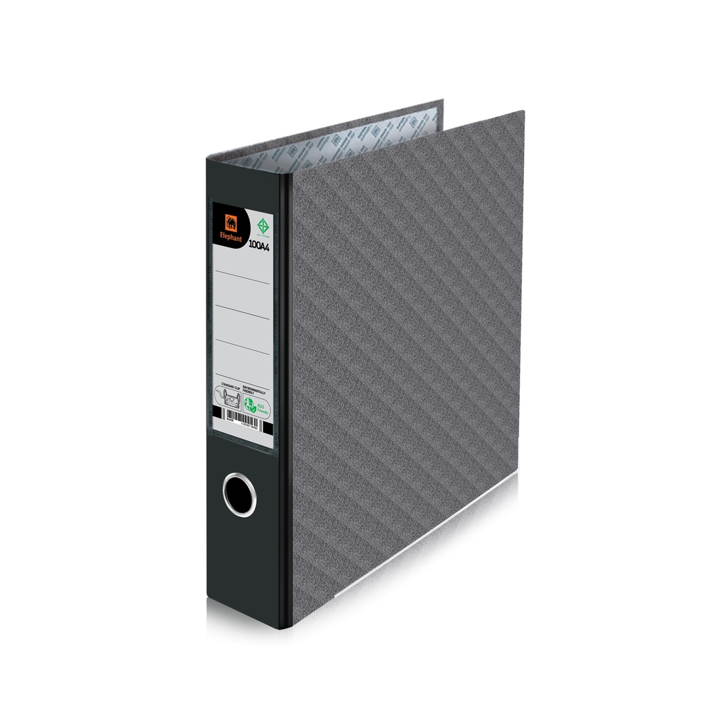 Wide Spine File A4 3 Inch Black Elephant 100 (1 Book) | Shopee Singapore
