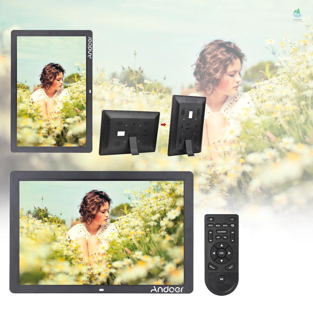 Andoer 17inch LED Digital Photo Frame 1080P High Resolution Electronic ...