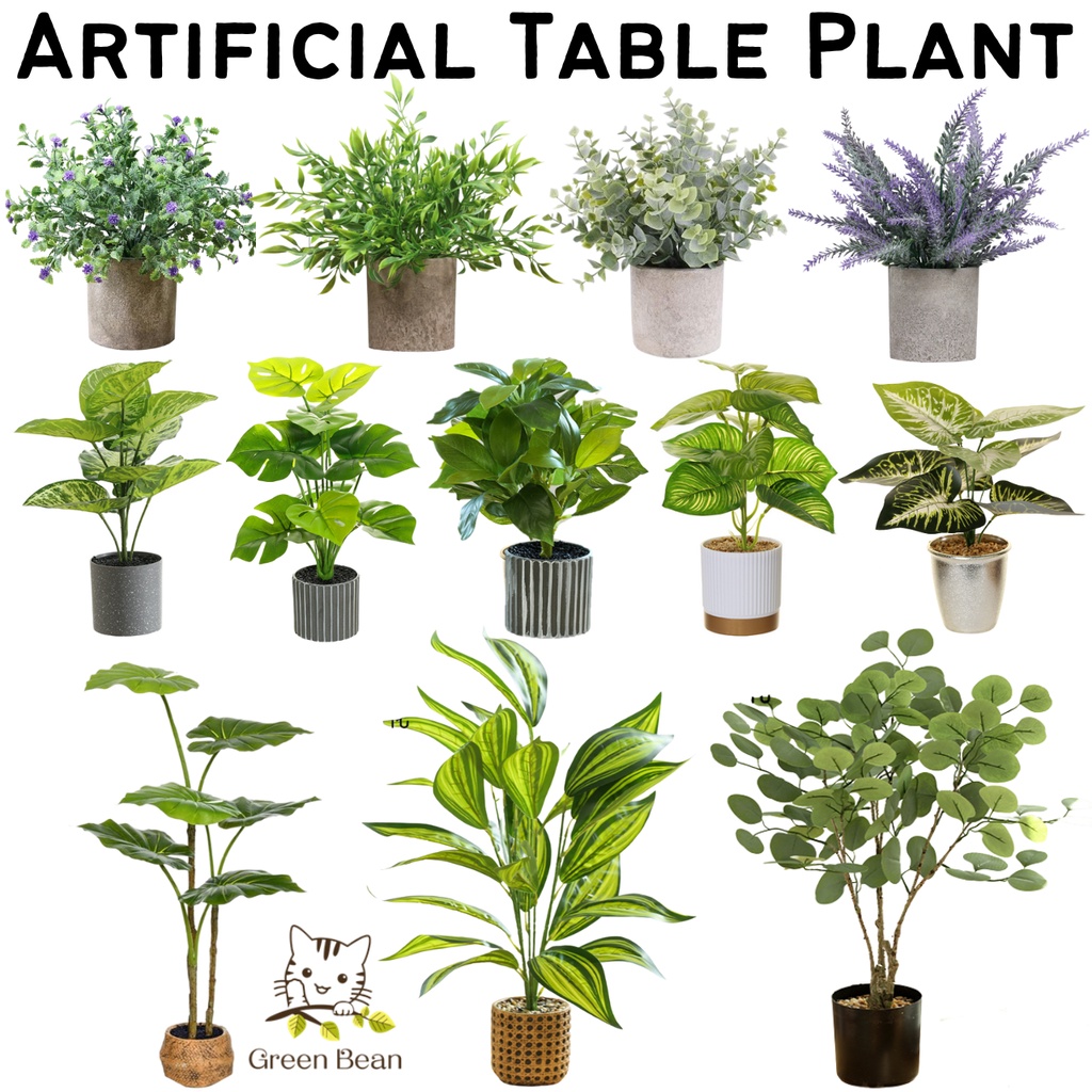 [SG SELLER ] Artificial plant / Fake small plant with Pot/ Artificial