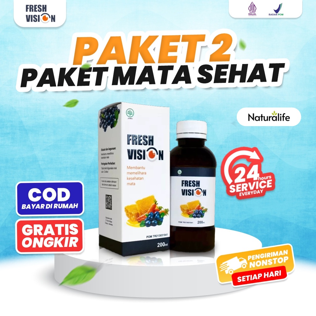 MATA MERAH Package 2 FRESH VISION Honey Eye Medicine Vitamin Eye