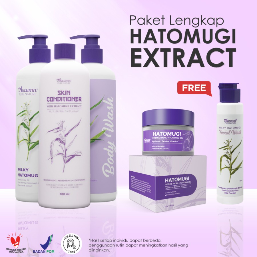 COMPLETE PACKAGE OF 5 HATOMUGI (MHFW+ASC+AHG+MHBW+MHSL) | Shopee Singapore