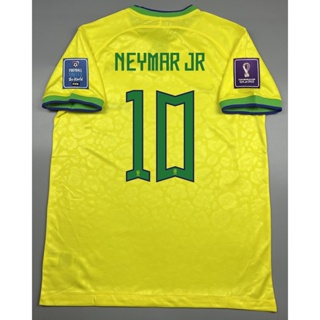 Nike Brazil Neymar Jr. Home Jersey 22/23 w/ World Cup 2022 Patches (Dy -  Soccer Wearhouse