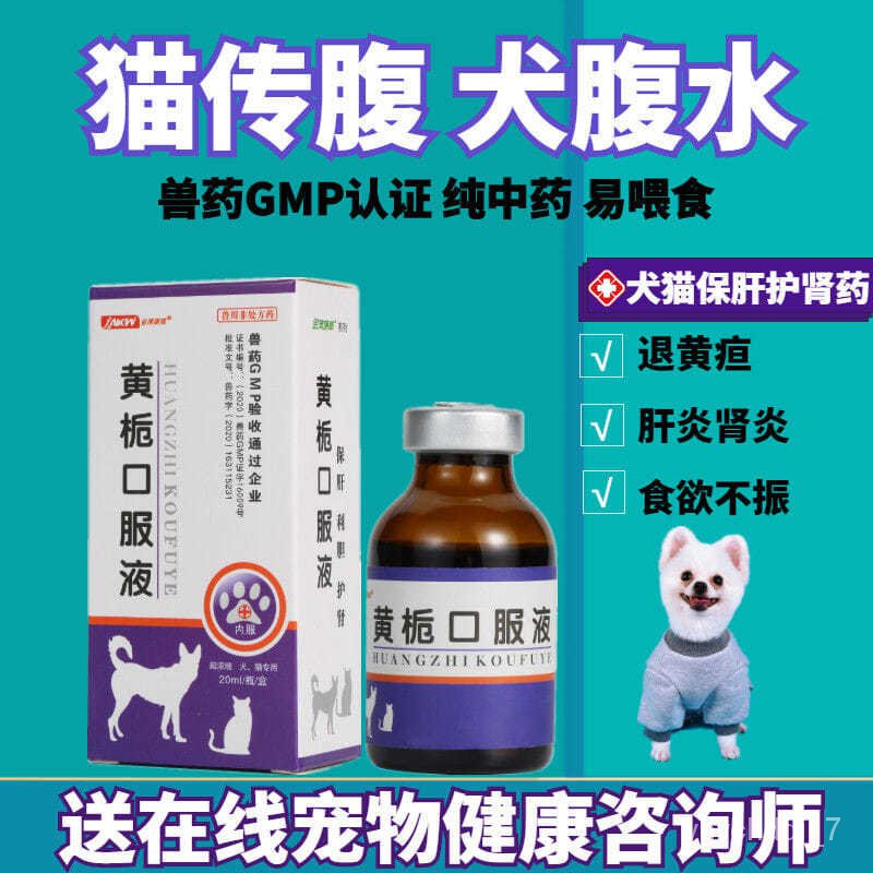 💥Free Shipping💥Dog Hepatitis Pet Ascites Cat Abdominal Medicine Liver Protection Cat Jaundice