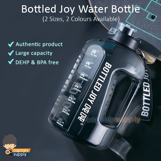 Bottled Joy Large Capacity Sports Gym Water Bottle 1.5L 2.5L Shopee