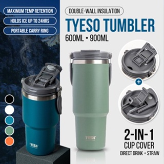 TYESO Water Bottle Portable Thermos Mug Stainless Steel Cup Vacuum