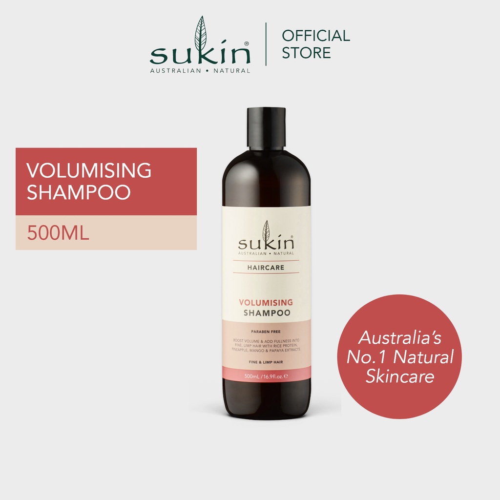Sukin Volumising Shampoo Hair Care (500Ml / 1L) Shopee Singapore