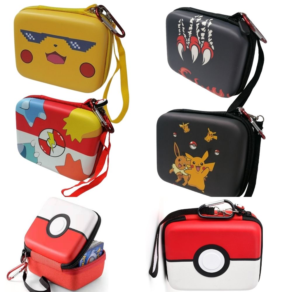 Pikachu Pokemon Card Album Card Box Casebook Headset Storage Box Tcg ...