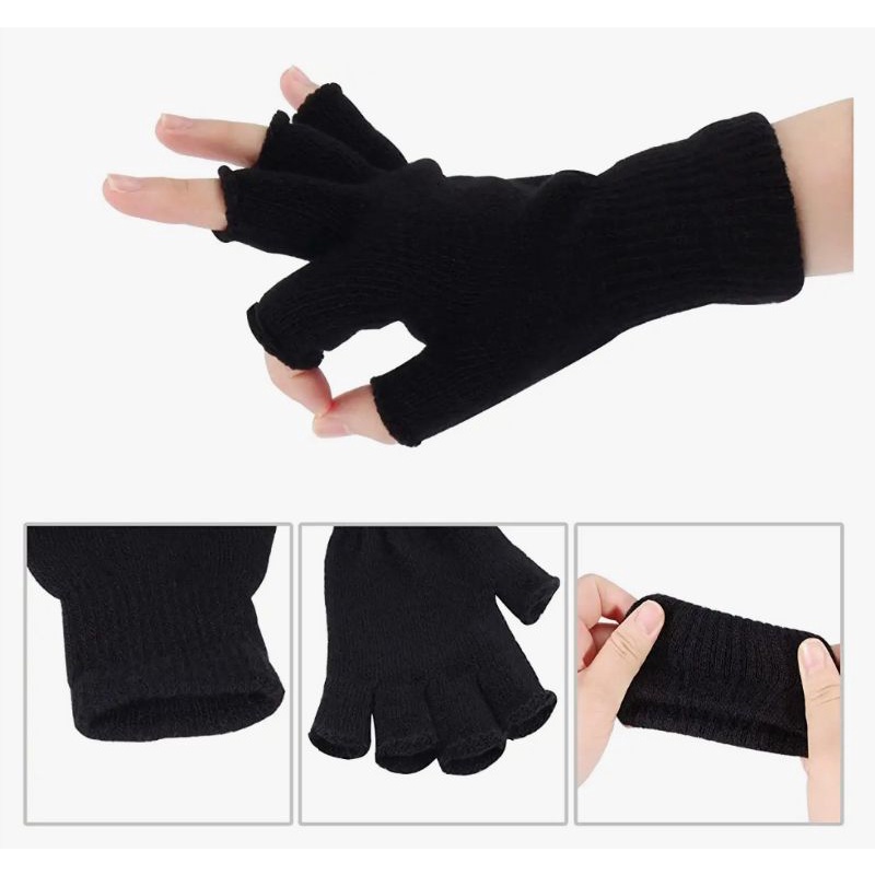 JAVIER Cycling Etiquette Gloves Fashion Anti-UV Driving Gloves Women  Elastic Men Dance Summer Thin Sun Protection/Multicolor