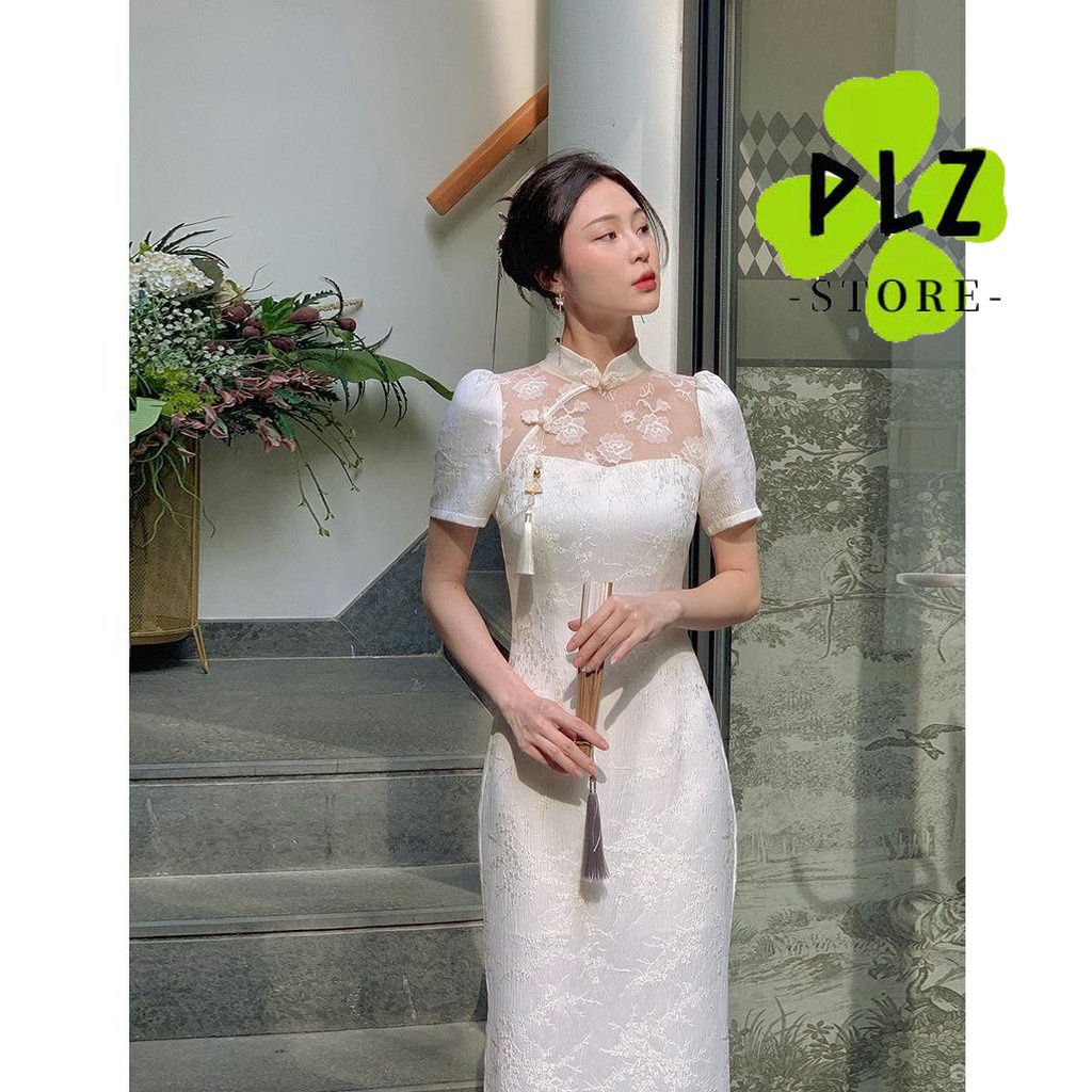 Transparent cheongsam clearance