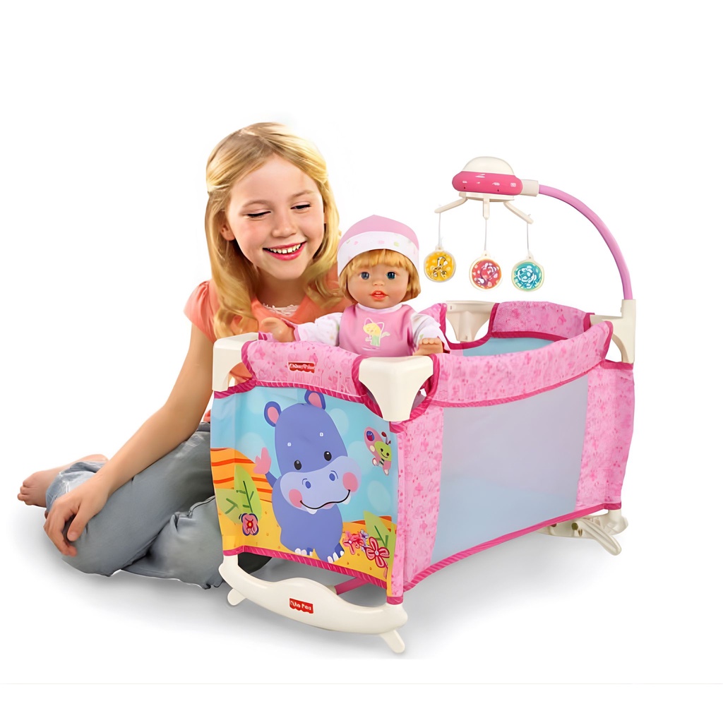 Fisher price store baby doll bed