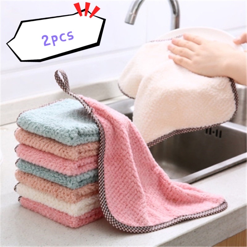 Honeycomb Kitchen Towel Square Cotton Hand Towel With Lanyard Breathable  Absorbent Dishcloth Household Rags House Cleaning Cloth - Cleaning Cloths -  AliExpress