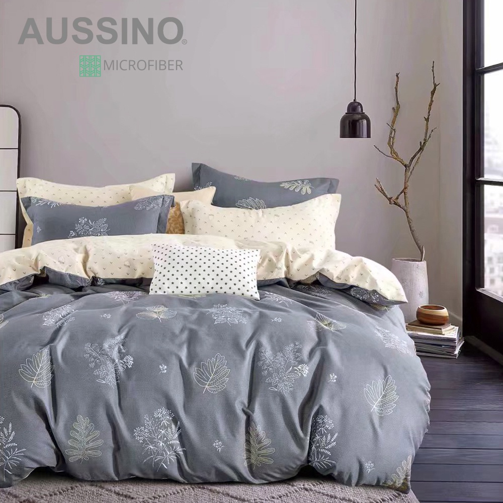 Aussino Relax Kitta Fitted Sheet Set/Quilt Cover Set Shopee Singapore