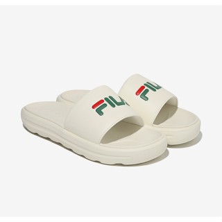 White fila slides on sale womens