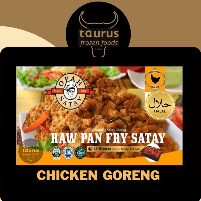 [Taurus] Opah Chicken Satay Goreng + Sauce | Shopee Singapore