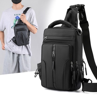 Men's Crossbody Chest Bag Plaid Pattern Shoulder Bag Large-capacity  Multifunctional Messenger Bag For Travel Sport Camping - Temu United Kingdom
