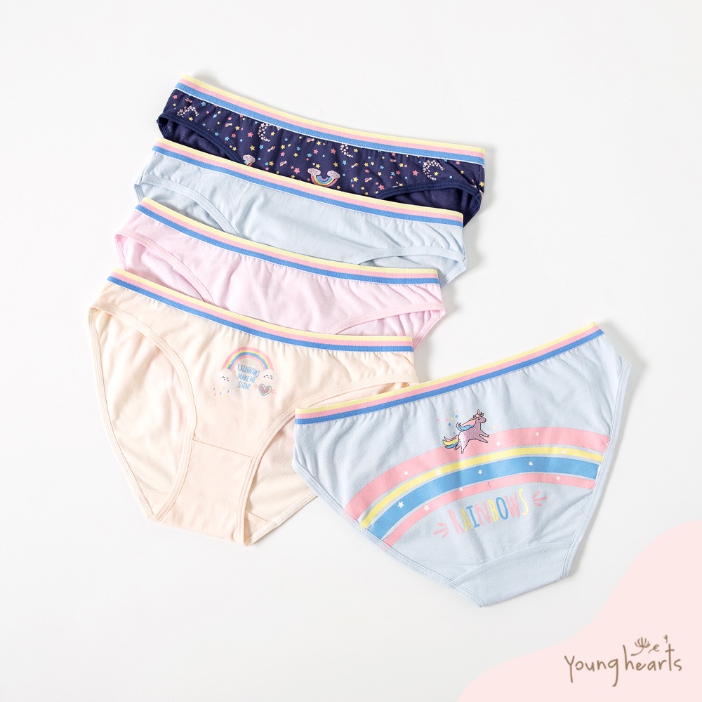 Rainbow Hearts Underwear