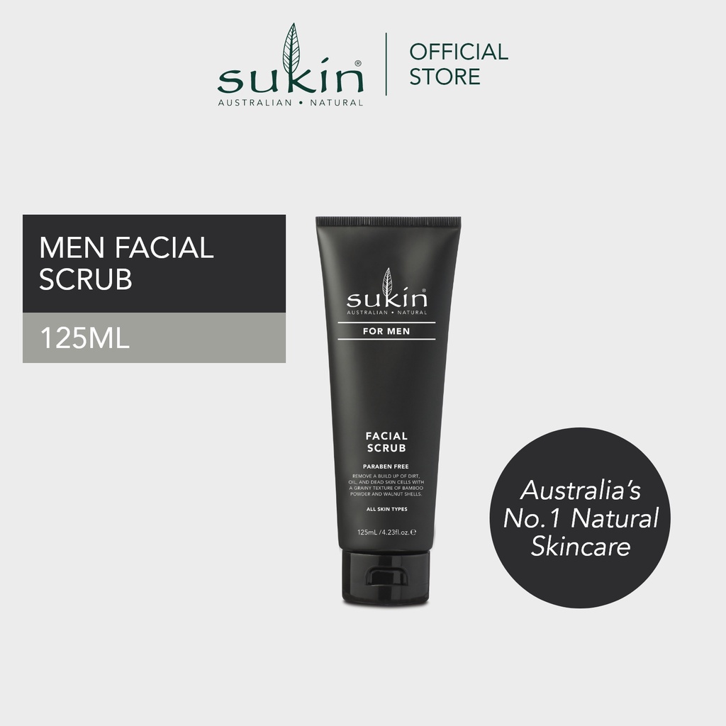 Sukin Facial Scrub Men'S 125Ml (Exp 11/24) Shopee Singapore