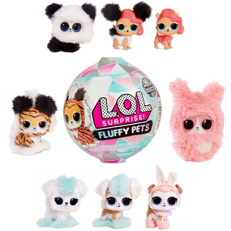 LOL SURPRISE FLUFFY PET WINTER DISCO SERIES WITH REMOVABLE FUR SURPRISE EGGS 559719 Shopee Singapore