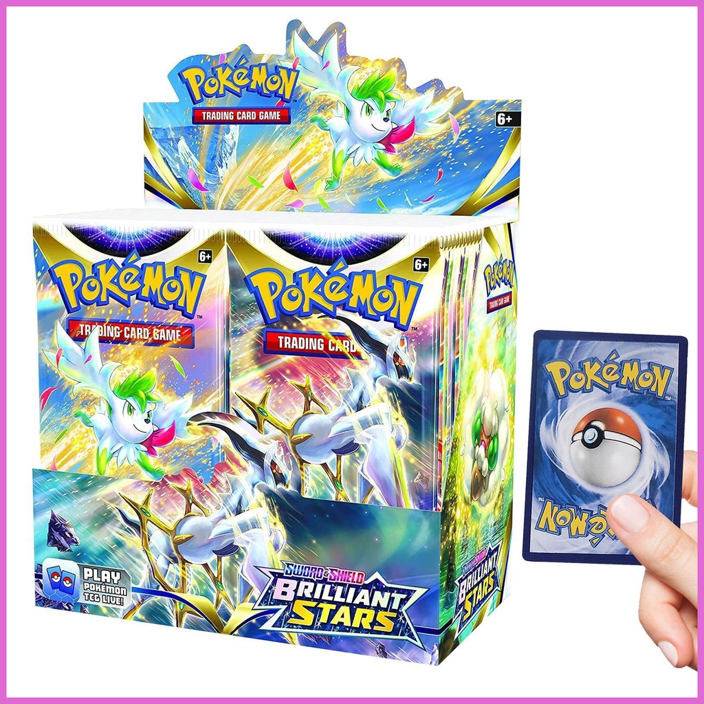 Pokemons BRI Sealed Booster Box Shield Brilliant Stars 360Pcs/box ...