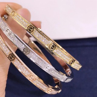 Cartier single hot sale diamond bracelet