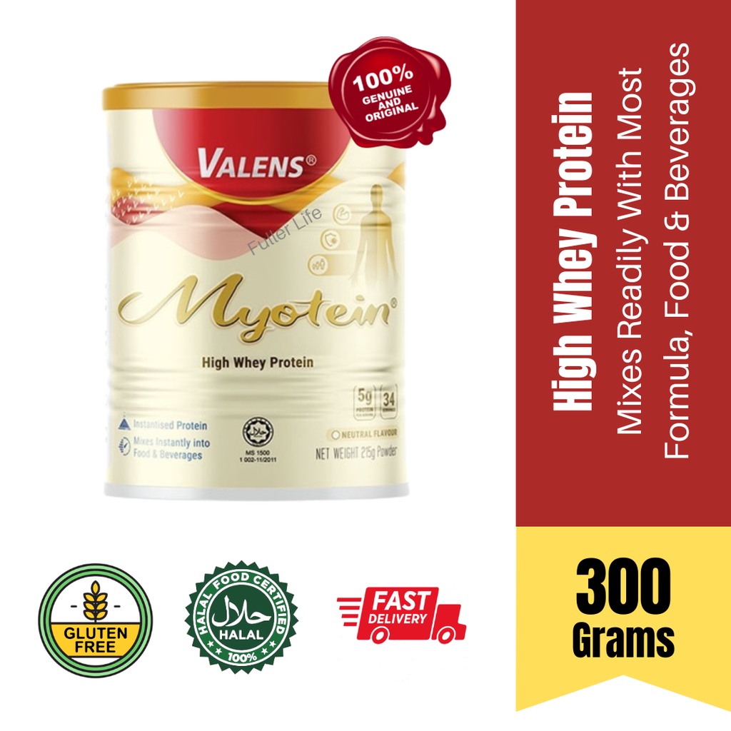 VALENS Myotein (300g) | High Whey Protein (EXP: 04/2026) | Shopee Singapore
