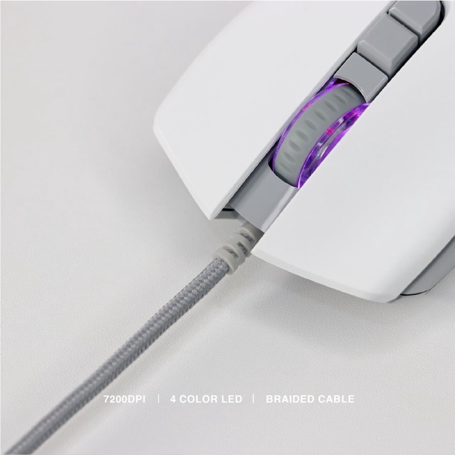 Rexus G23 / G-23 Xierra Wired RGB Gaming Mouse - Gambar 2