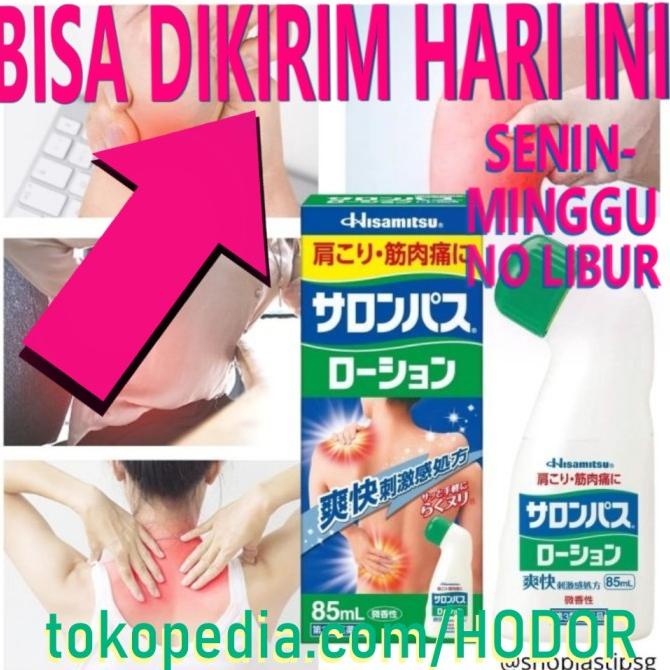 Hisamitsu Japan Salonpas Pain Relieving Lotion 85ml Ointment Patch