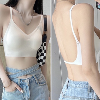 SG Seller) Nubra Women Invisible Bra Seamless Silicone Strapless Bra  Backless Bralette Sticky Slip-resistant Bras