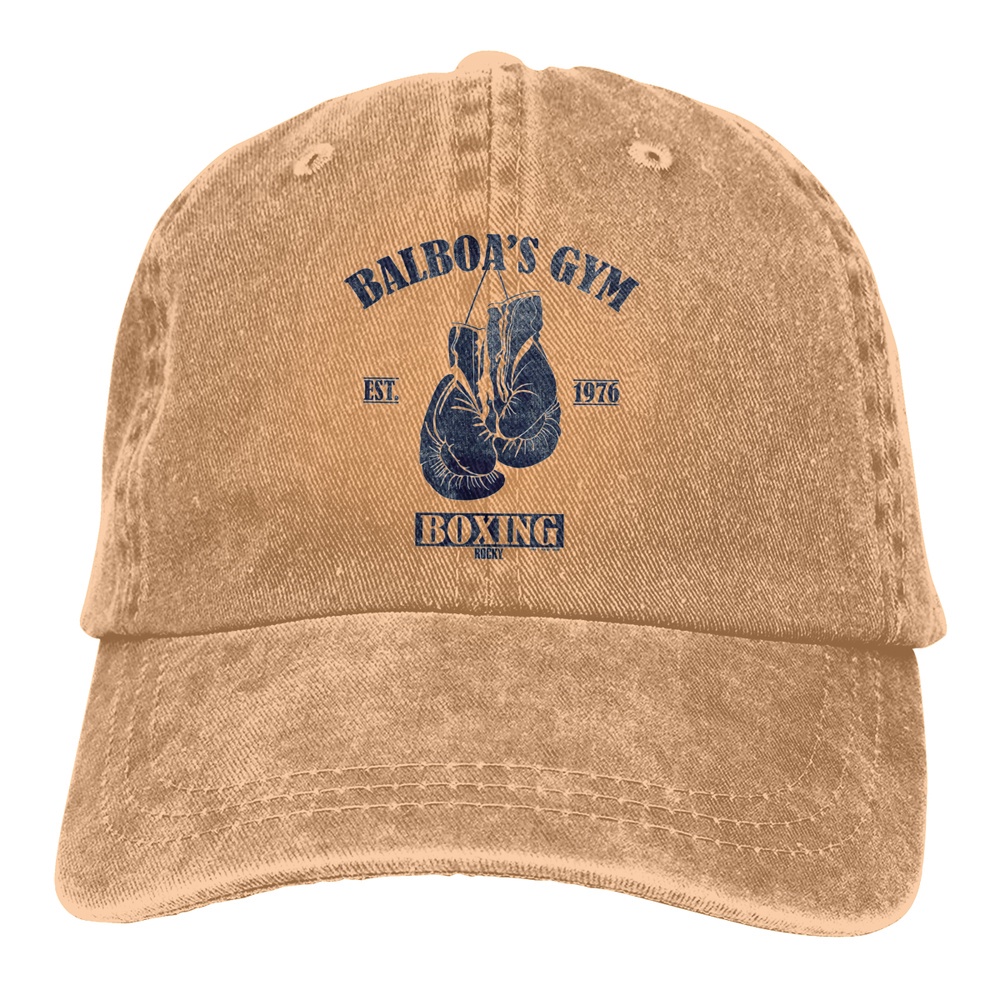 Fashion Cowboy Cap Rocky Balboa Boxing Gym Vintage Fighting Gloves 1976 ...