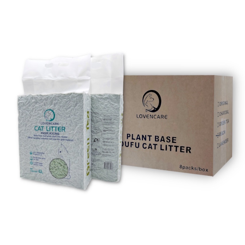 TOUFU Cat Litter EcoFriendly Biodegradable Fast Clump & Flushable