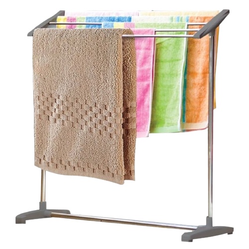 GANTUNGAN Trolley Bathroom Metal TOWEL Rack with Wheels STAND with ...
