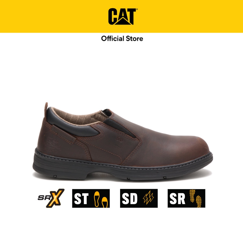 Caterpillar Men's Conclude Steel Toe Work Shoe Dark Brown (P90100