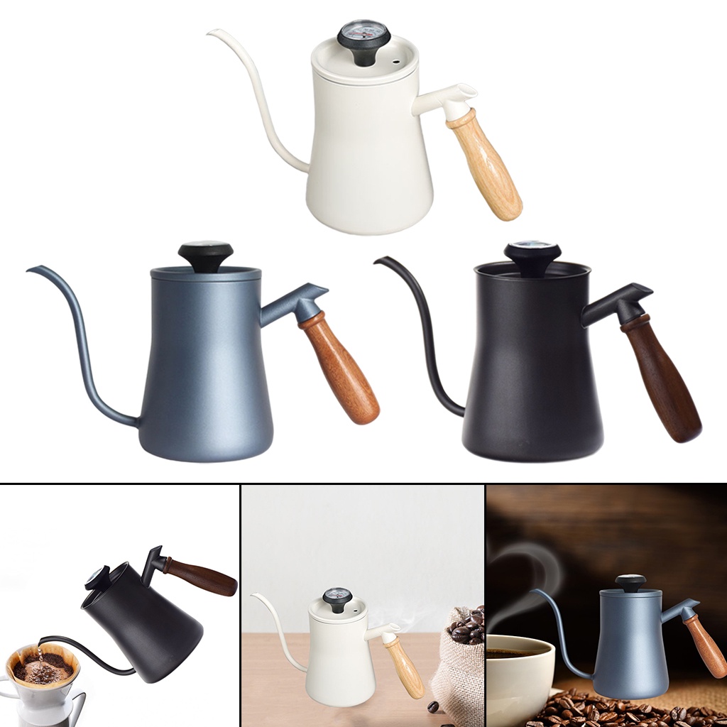 Simplelove550ml Pour Over Coffee Dripper Kettle Gooseneck Stainless Tea ...