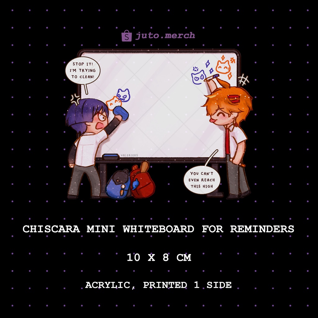 Chiscar MINI WHITEBOARD GENSHIN IMPACT (FAN MERCH) | Shopee Singapore