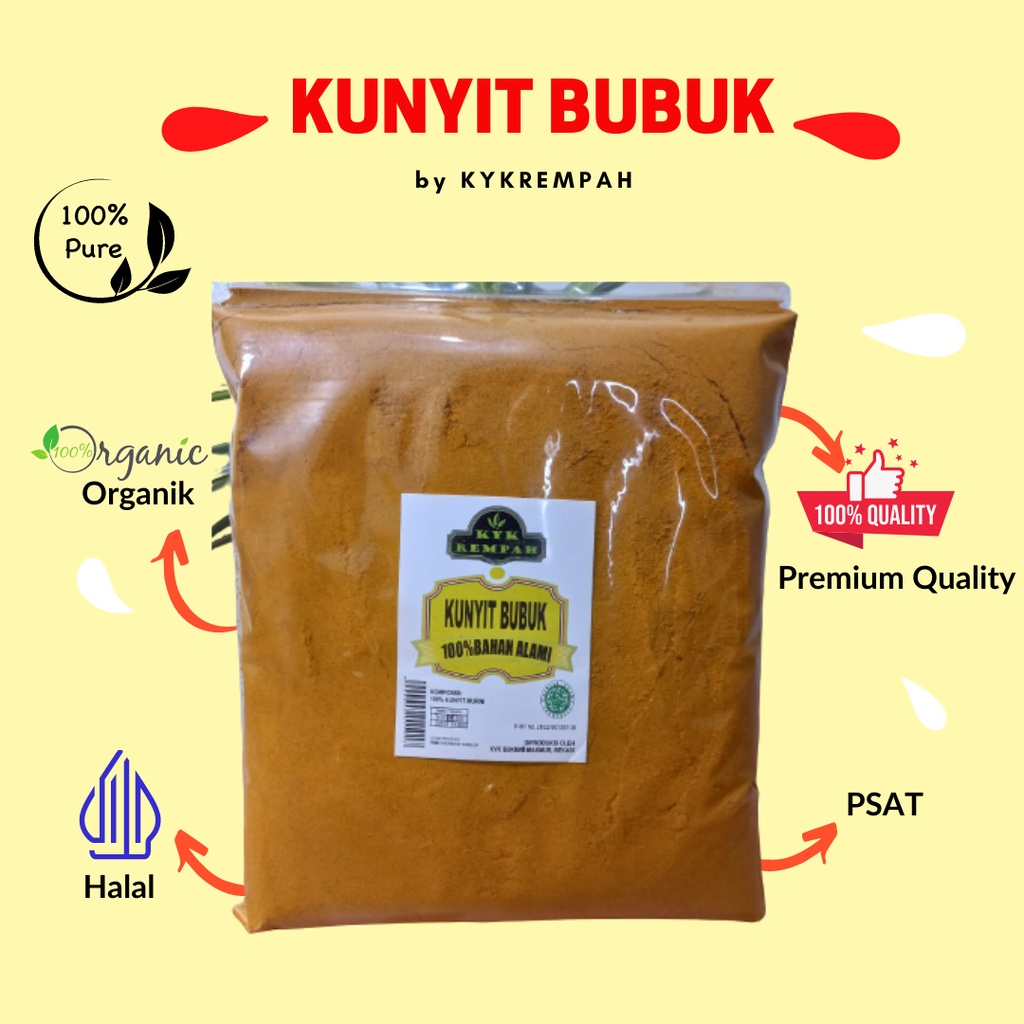 Original TURMERIC POWDER -500 GRAM | Shopee Singapore