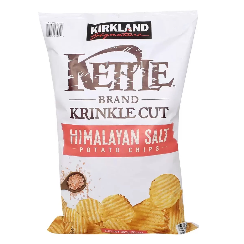 Kirkland Signature Kettle Pink Salt Chips Potato Chips 907g x 2ea