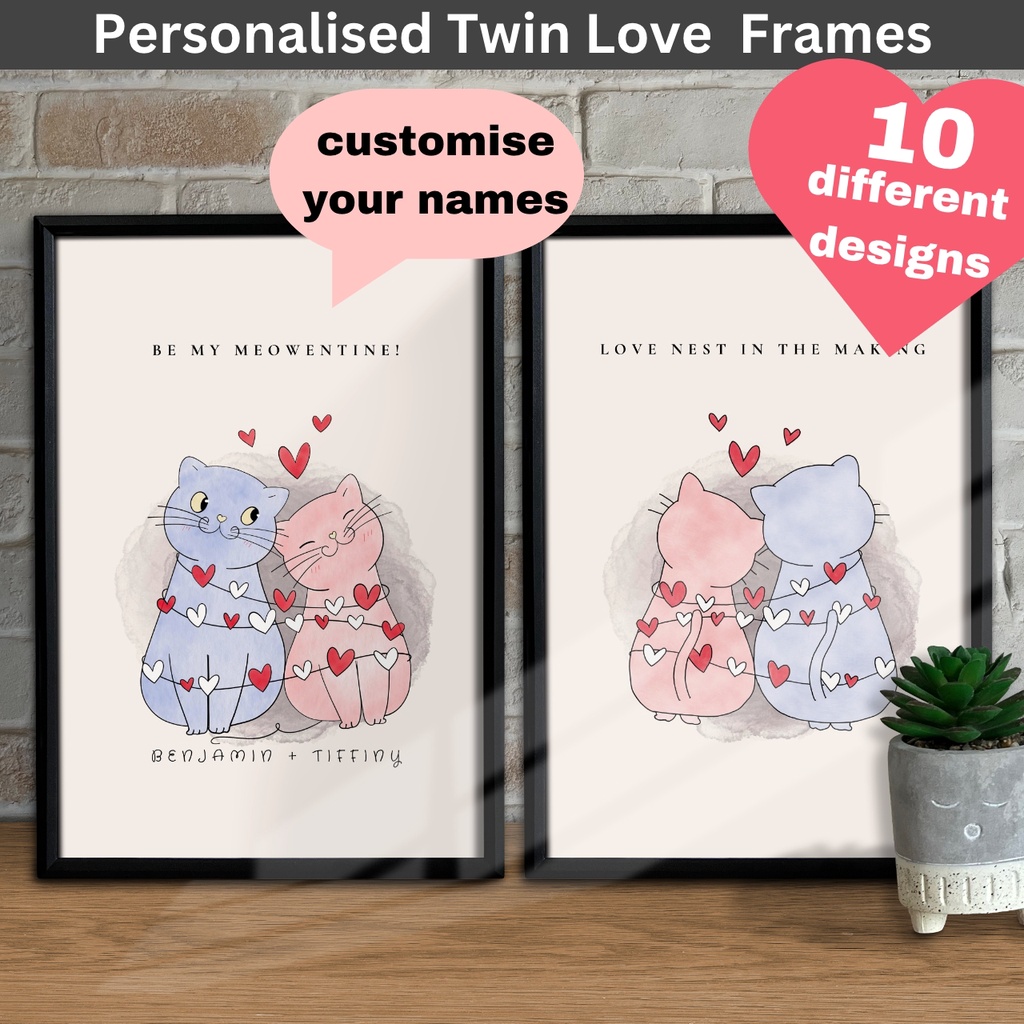Personalised Romantic Photo frame Gift for home, lover, photo frame for ...