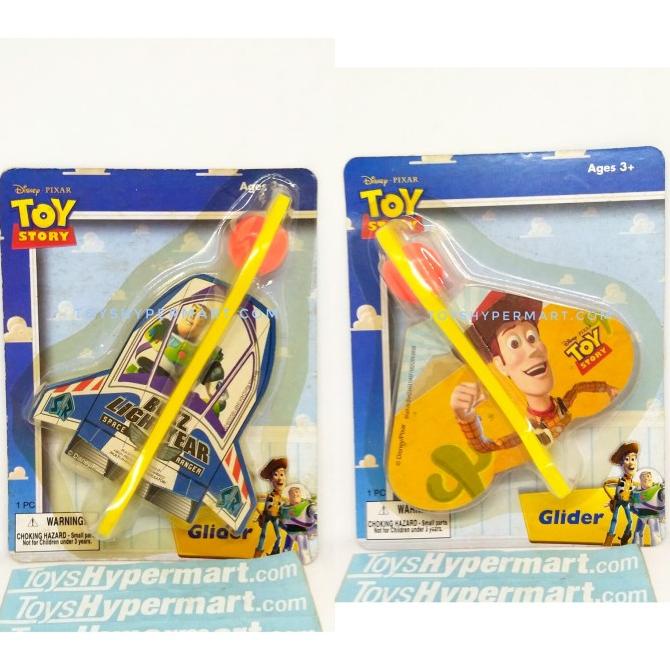 Original DISNEY PIXAR SET WOODY AND BUZZ LIGHTYEAR GLIDER TOY STORY