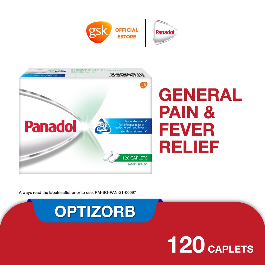 PANADOL with Optizorb, Paracetamol for Effective Fever & Pain Relief