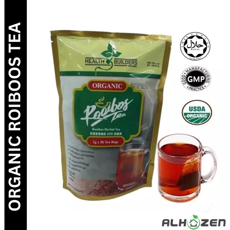 ORGANIC ROIBOOS TEA (50 sachet) | Shopee Singapore