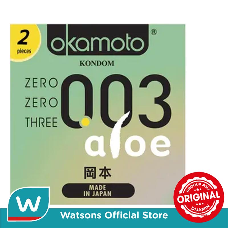 OKAMOTO Kondom Aloe 2'S - Gambar 3