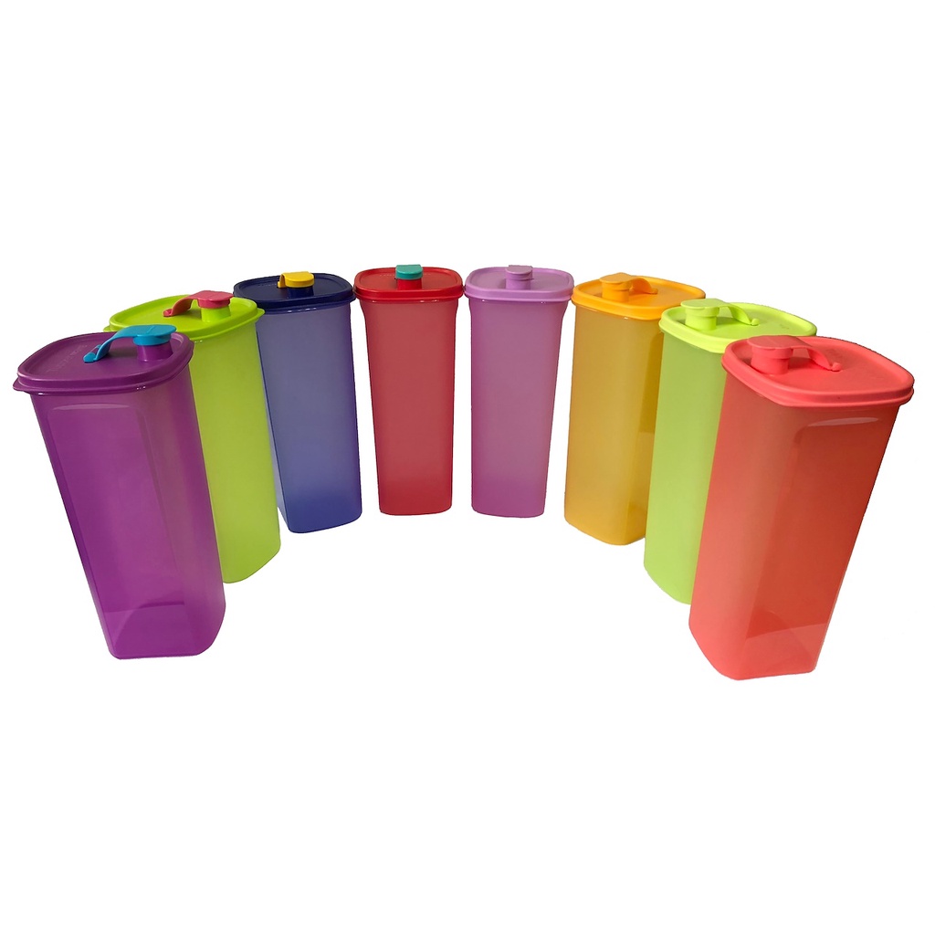TUPPERWARE FRIDGE WATER BOTTLE 2L Botol Air BPA FREE Botol minuman